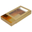 FunCakes Chocoladeletterdoos Goud 20x14x3,5cm pk/10