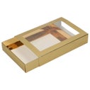 FunCakes Chocoladeletterdoos Goud/Wit 20x14x3,5cm pk/10