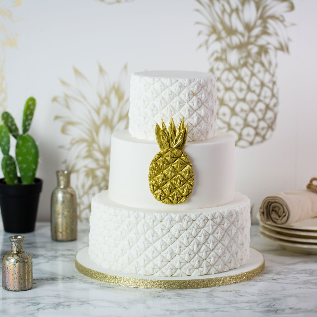 Karen Davies Siliconen Mould - Tropical Pineapple