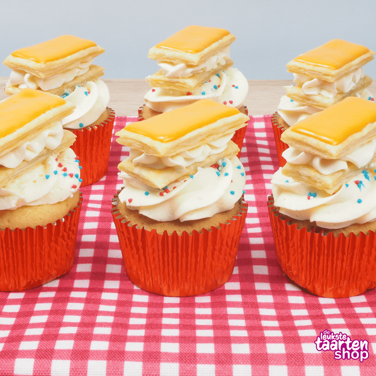 Tompouce Cupcakes