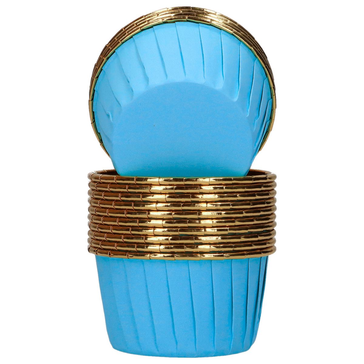Wilton Muffin Cups Blauw set/50