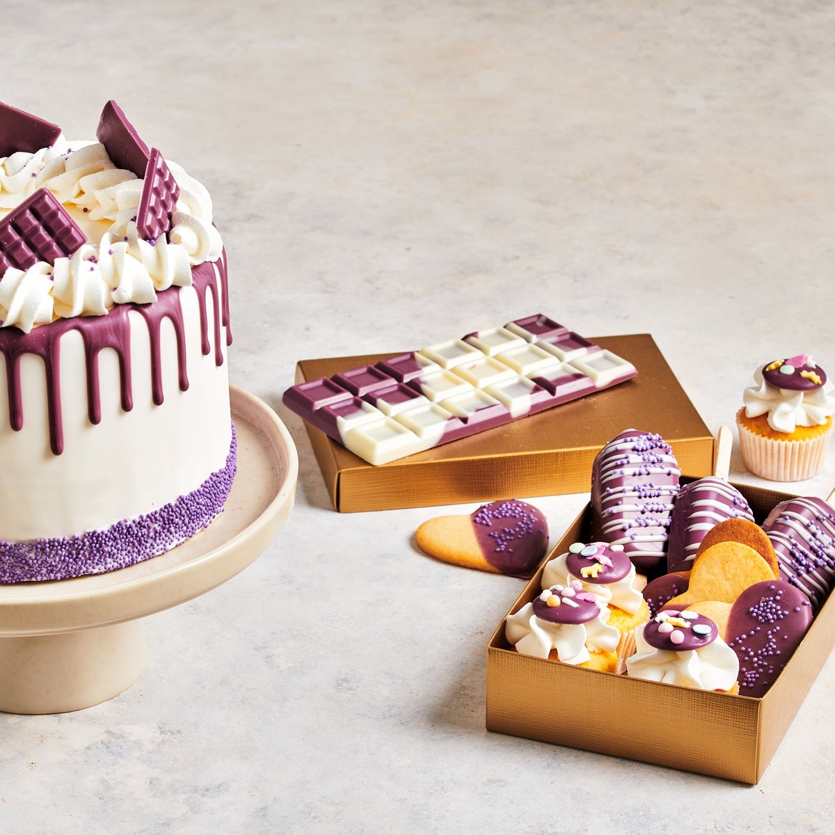 FunCakes Deco Melts Paars 250g BBD Discount