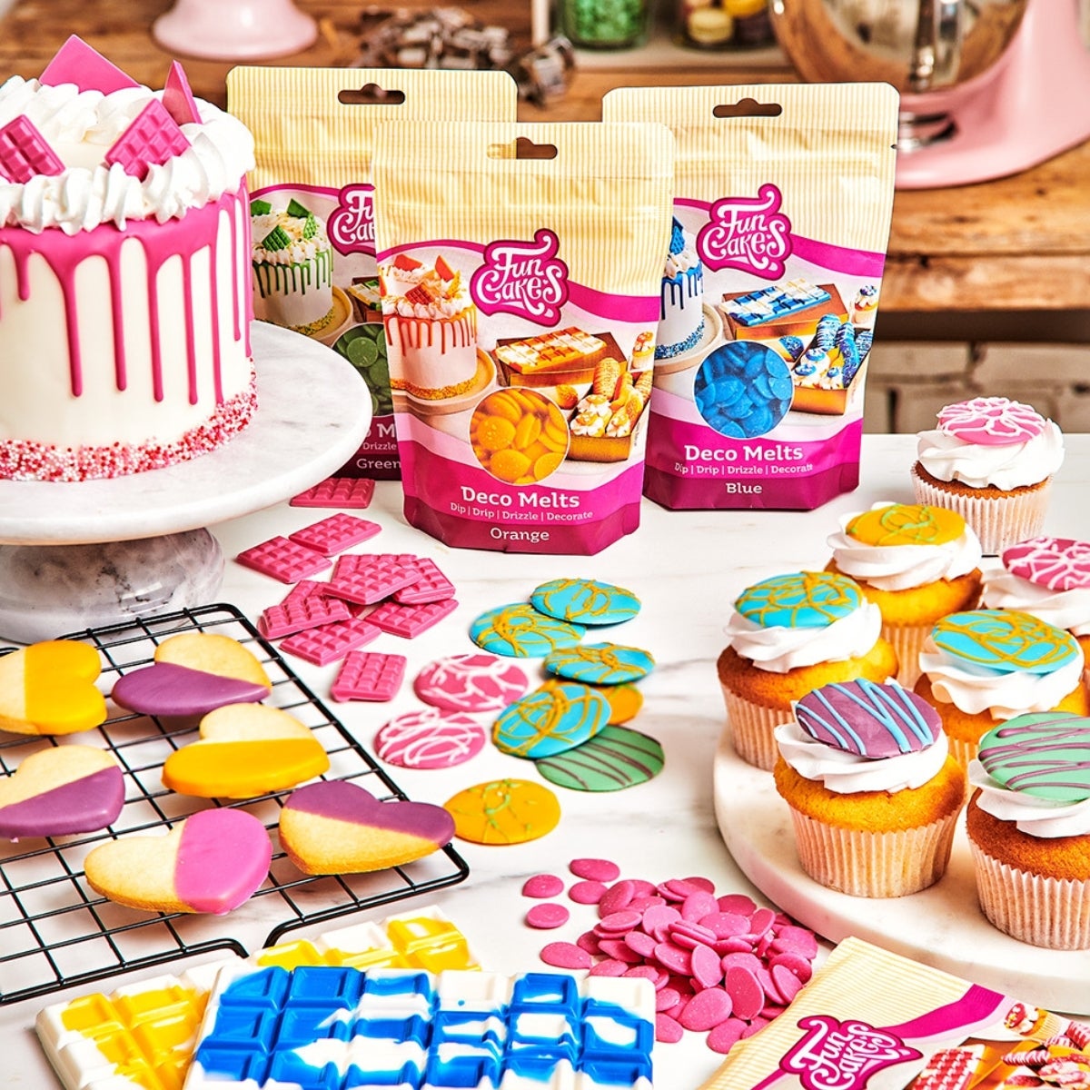 FunCakes Deco Melts -Frambozensmaak- 250g