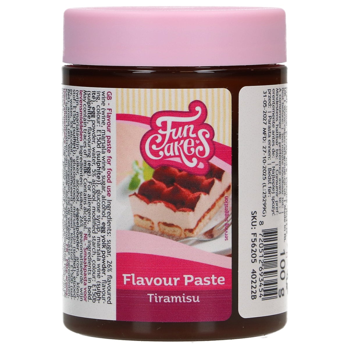 FunCakes Smaakpasta Tiramisu 100g