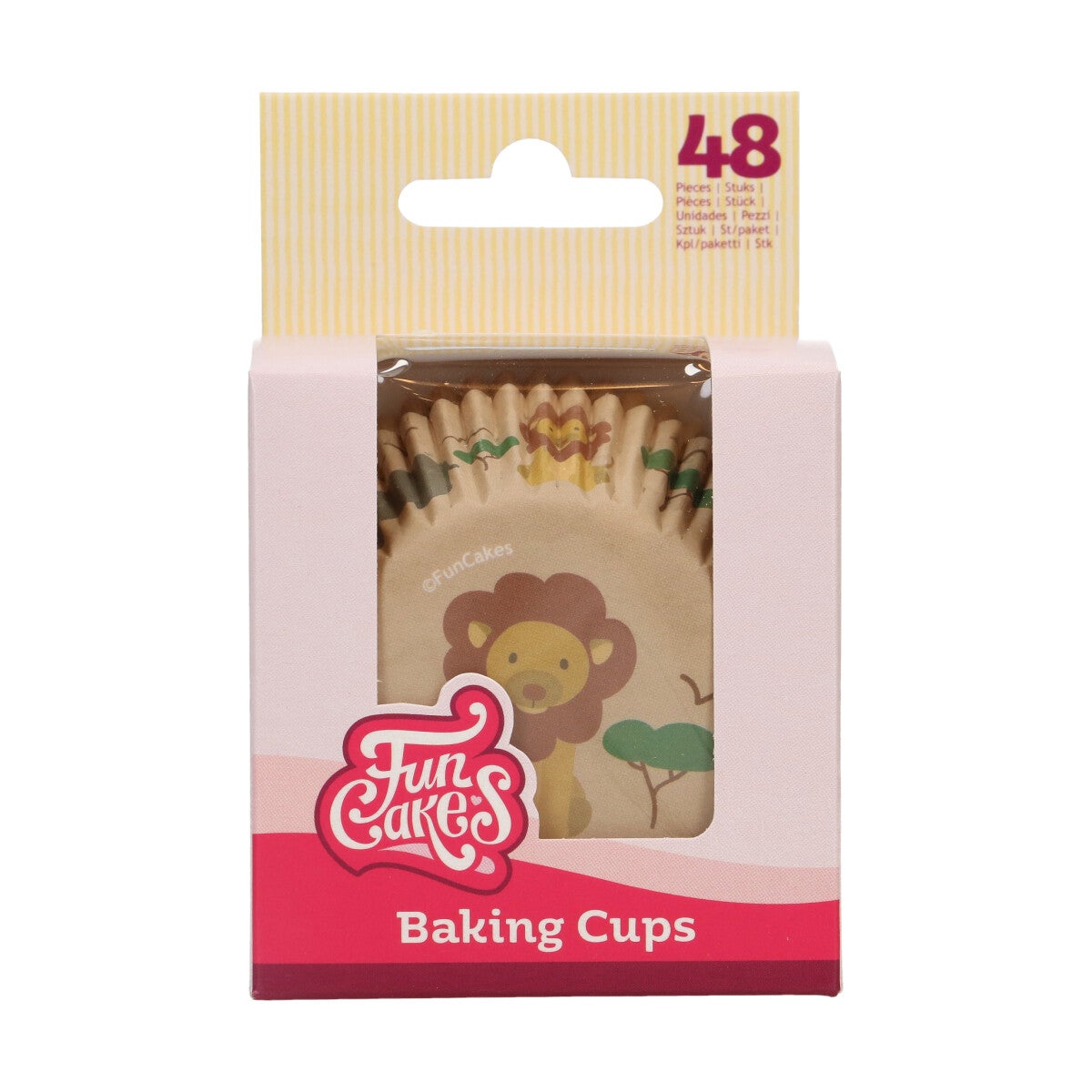 FunCakes Baking Cups Safari Dieren pk/48