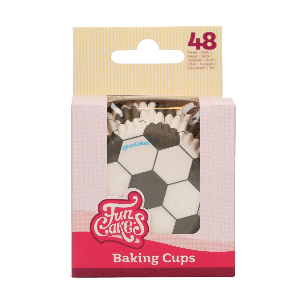FunCakes Cupcakevormpjes Voetbal pk/48
