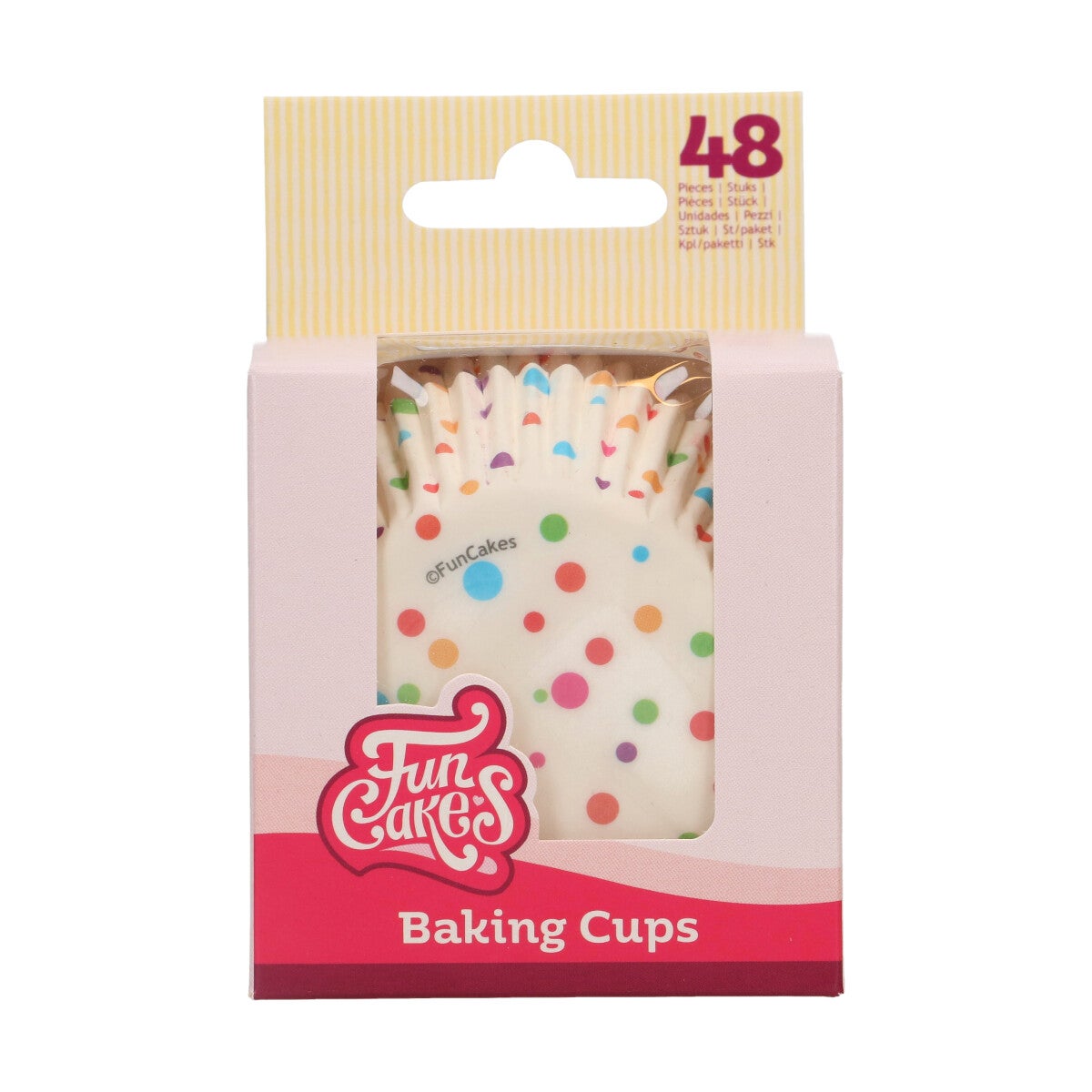 FunCakes Cupcakevormpjes Confetti pk/48