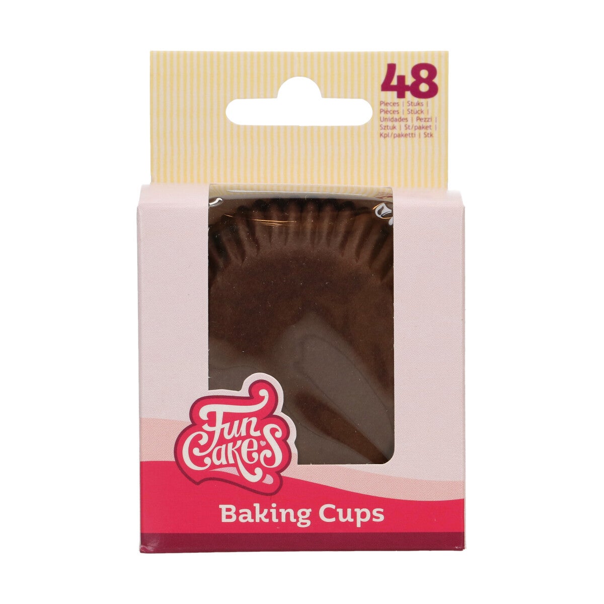 FunCakes Cupcakevormpjes Bruin pk/48