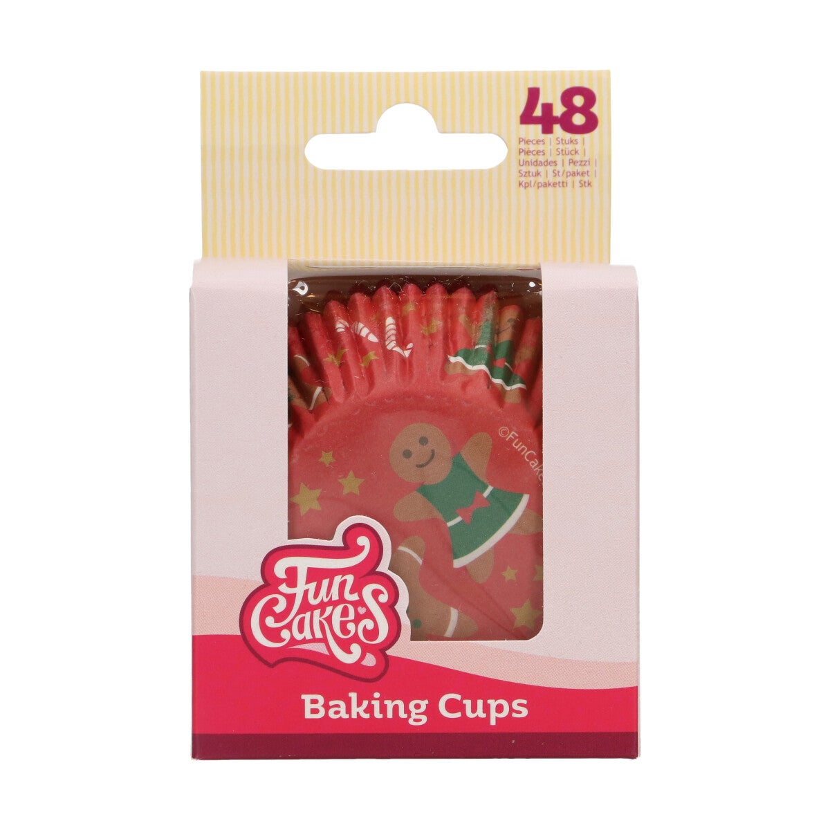 FunCakes Cupcakevormpjes Gingerbread pk/48