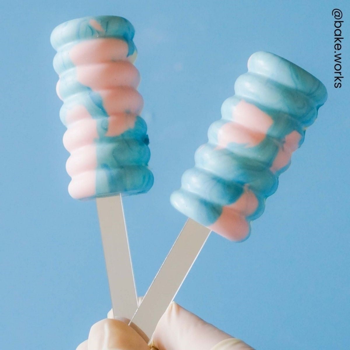 Simply Making Cakesicle Sticks pk/10 - Glanzend Zilver - 76mm