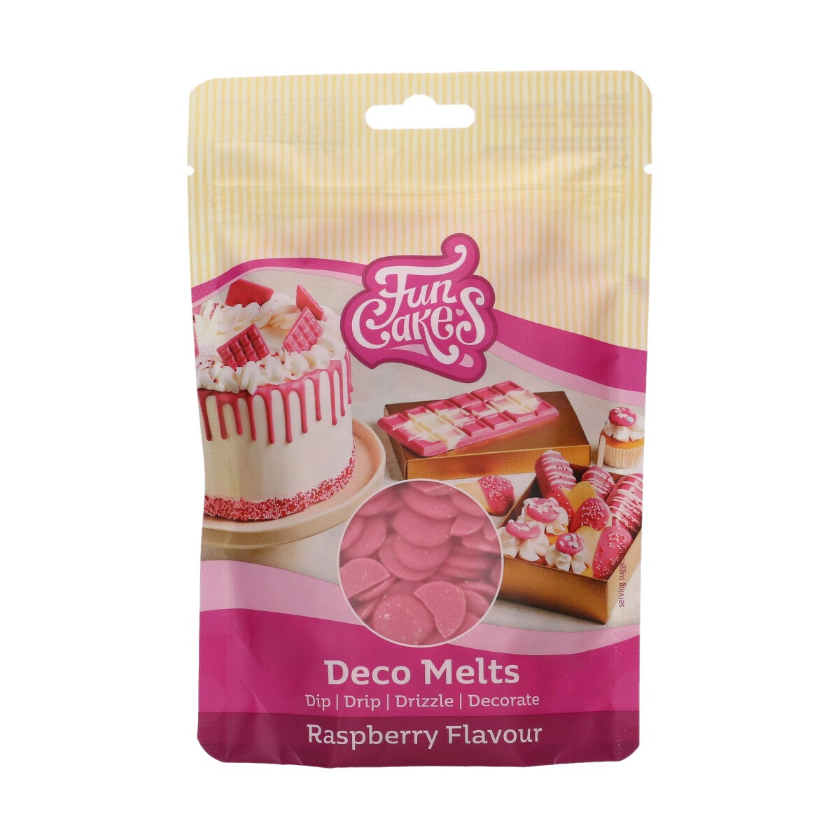FunCakes Deco Melts -Frambozensmaak- 250g