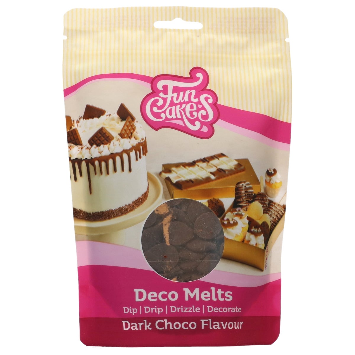 FunCakes Deco Melts - Donkere Chocosmaak - 250g