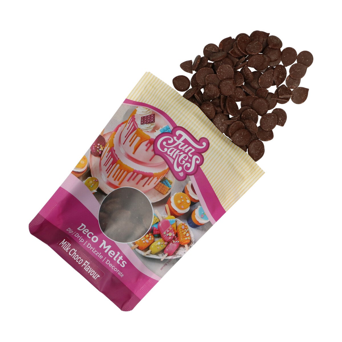 FunCakes Deco Melts - Melk Chocosmaak - 250g