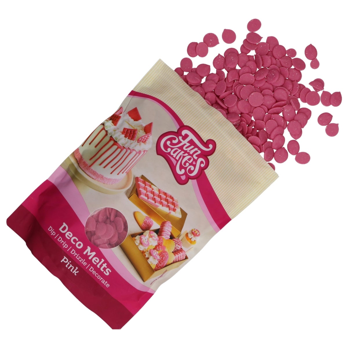 FunCakes Deco Melts -Roze- 1kg