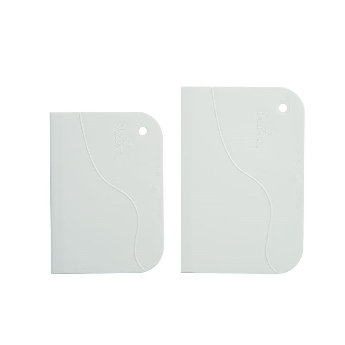 Decora Plastic Schraper pk/2 (12x8cm, 13.5x9cm)