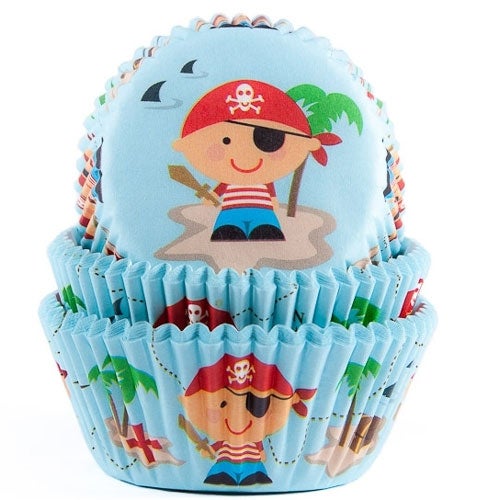 House of Marie Baking cups Pirate - pk/48