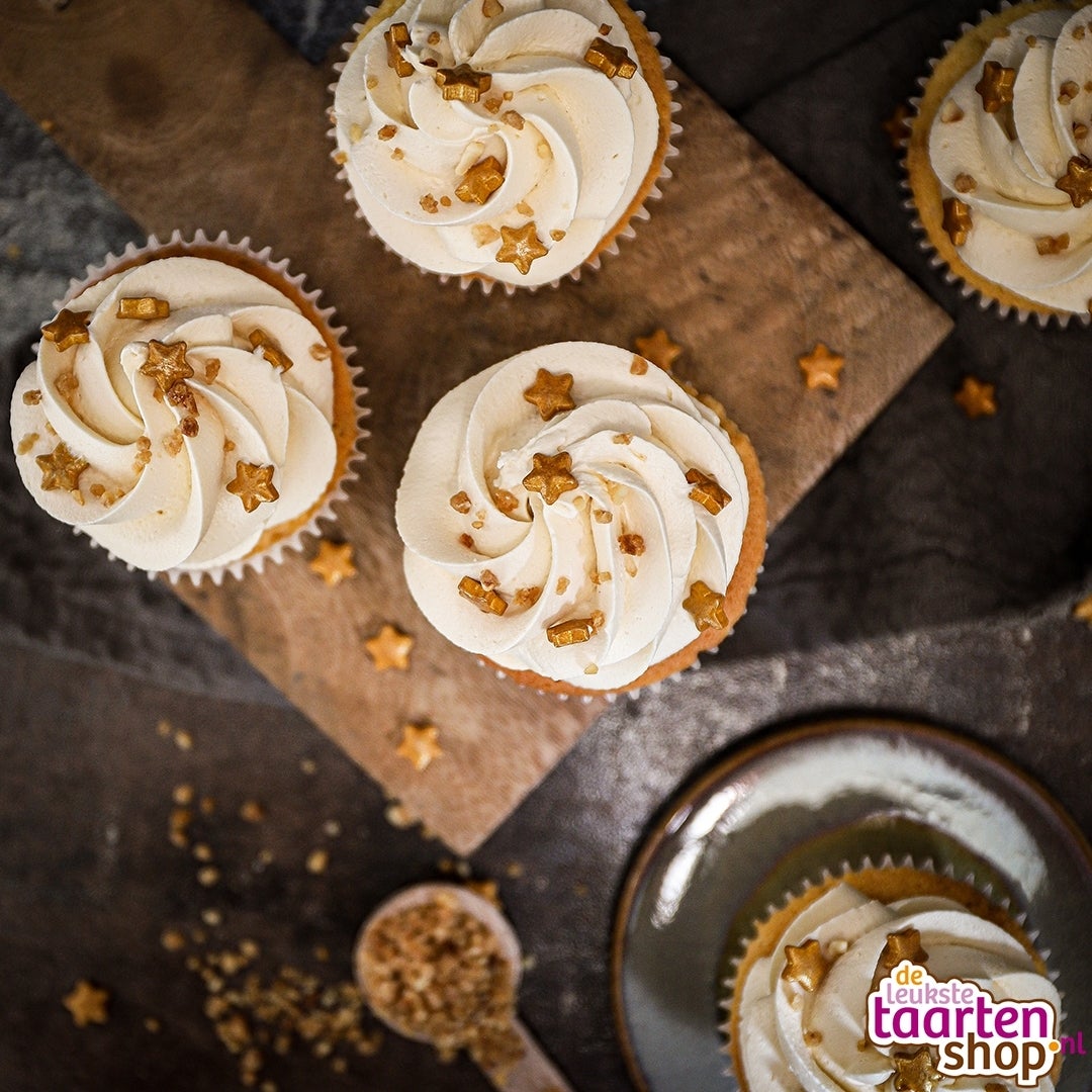 Recept: hazelnoot-karamel cupcakes