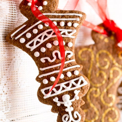 Gingerbread kerstbal koekjes