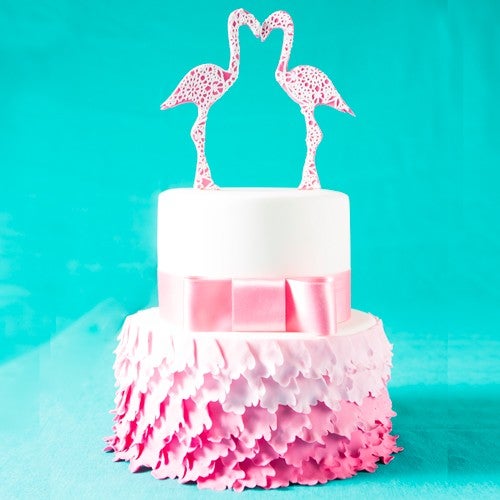 Flamingo taart