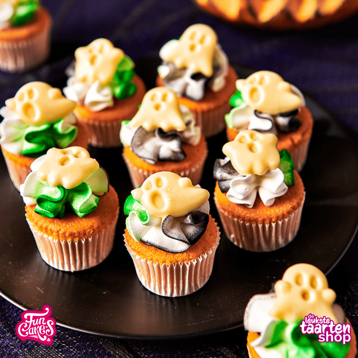 Spook Cupcakes voor Halloween
