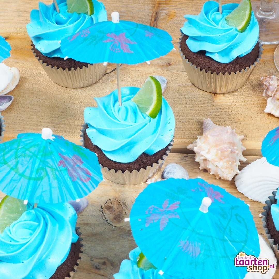 Recept: Blue Curacao Cupcakes 18+ (14-16 cupcakes)