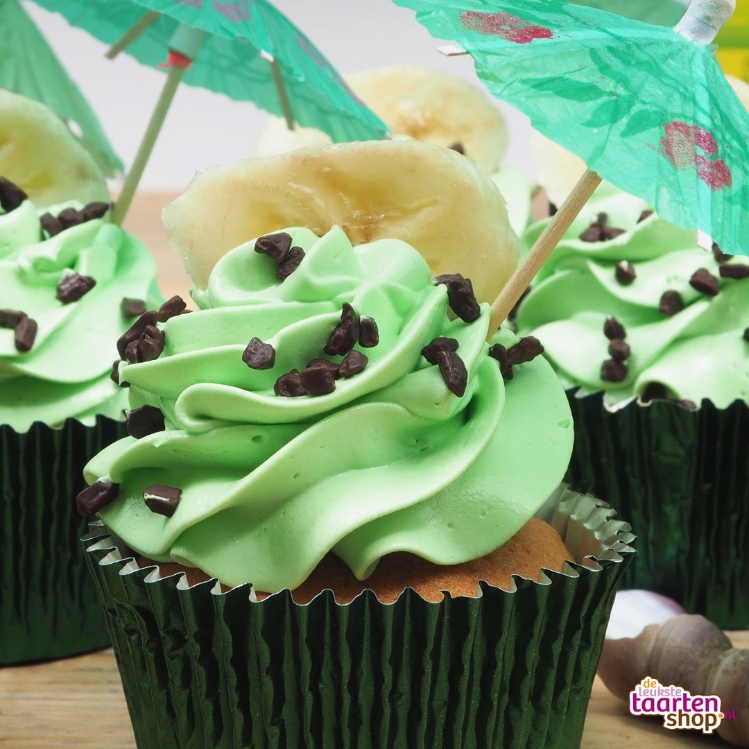 Recept: Pisang Ambon Cupcakes 18+ (14-16 stuks)