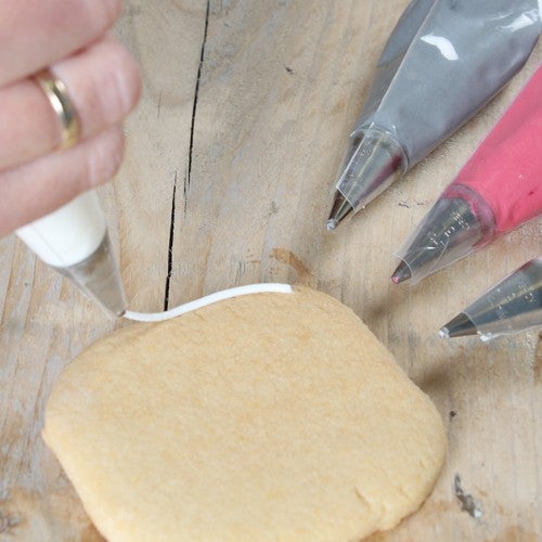 Pastel koekjes voor de Kerst