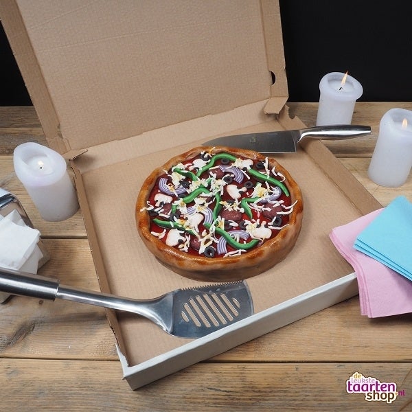 Recept realistische pizza taart