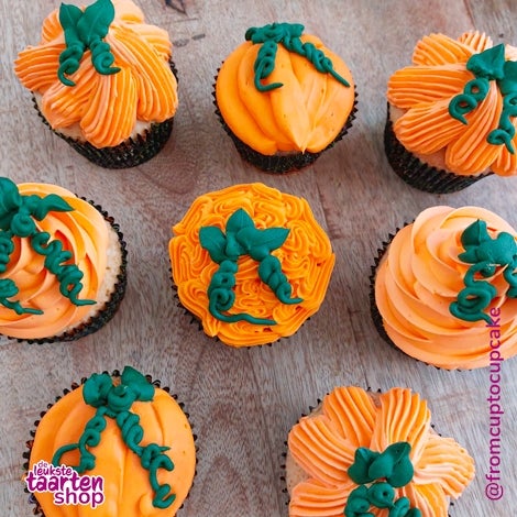 Pompoen Cupcakes