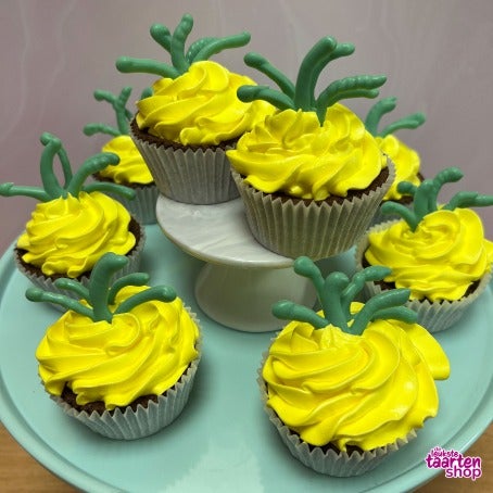 Zomerse Ananas Cupcakes
