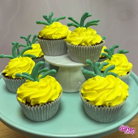 Zomerse Ananas Cupcakes