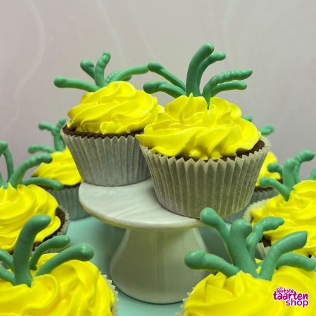 Zomerse Ananas Cupcakes