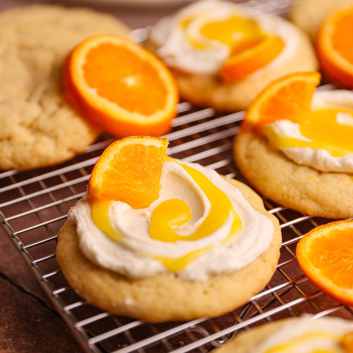 Witte chocolade koekjes met sinaasappelcurd