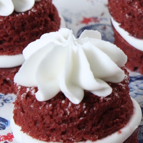 Red velvet mini torentjes