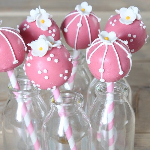 Roze cake pops