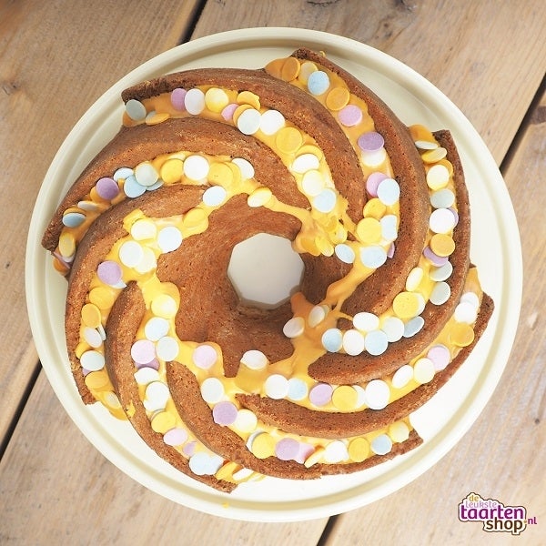 Recept Confetti Tulbandcake