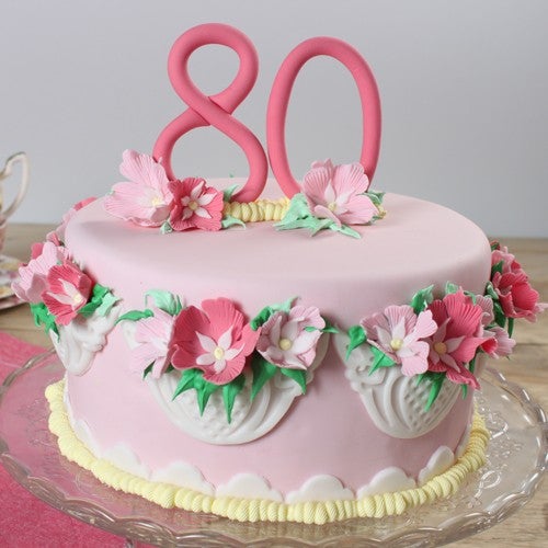 Recept voor Verjaardagstaart 80 jaar