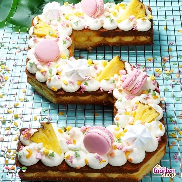 Zomerse cookie cake