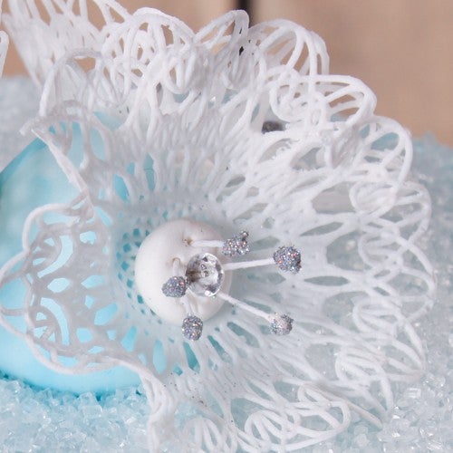 Winter lace taart