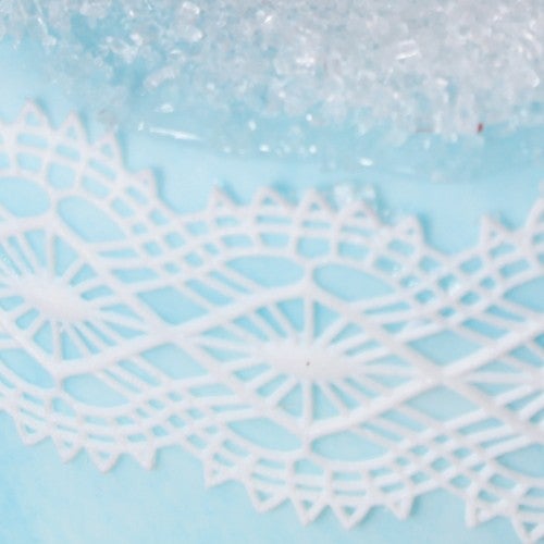 Winter lace taart