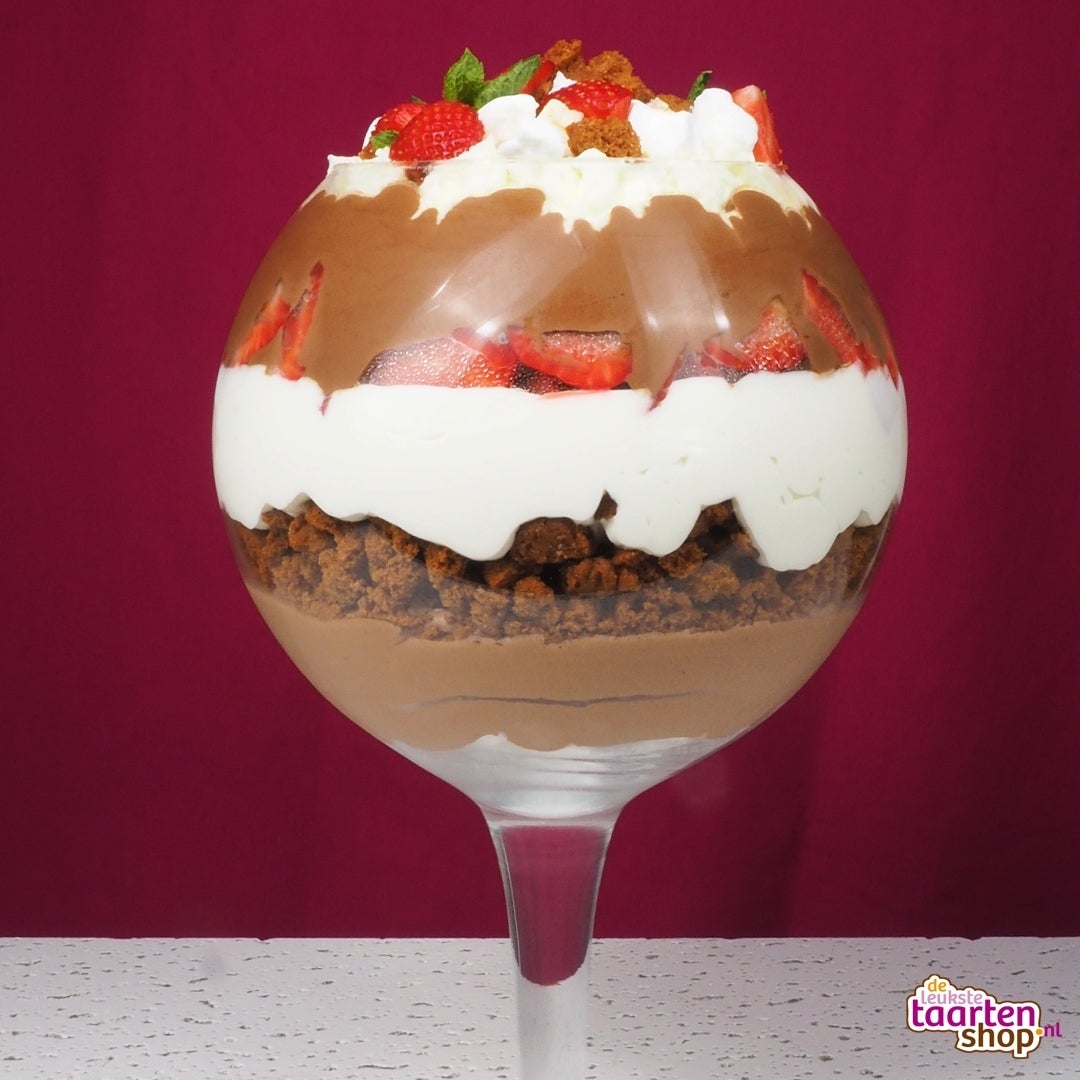 Drie chocolade mousses dessert