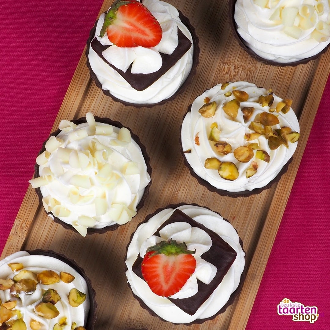Witte chocolade mousse