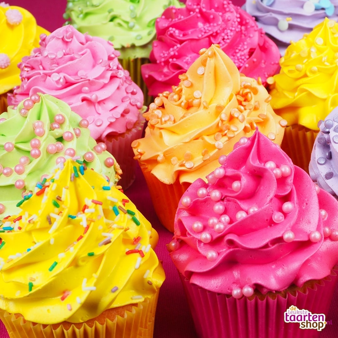 kleurrijke cupcakes