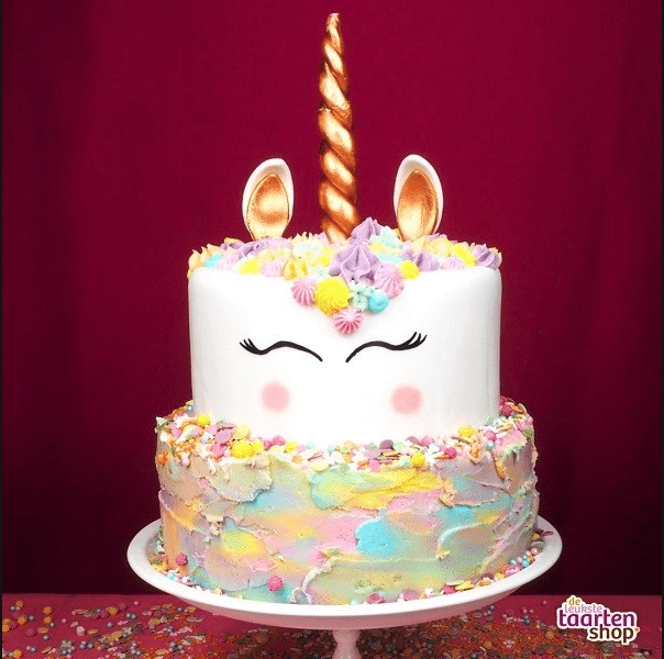 Unicorn taart