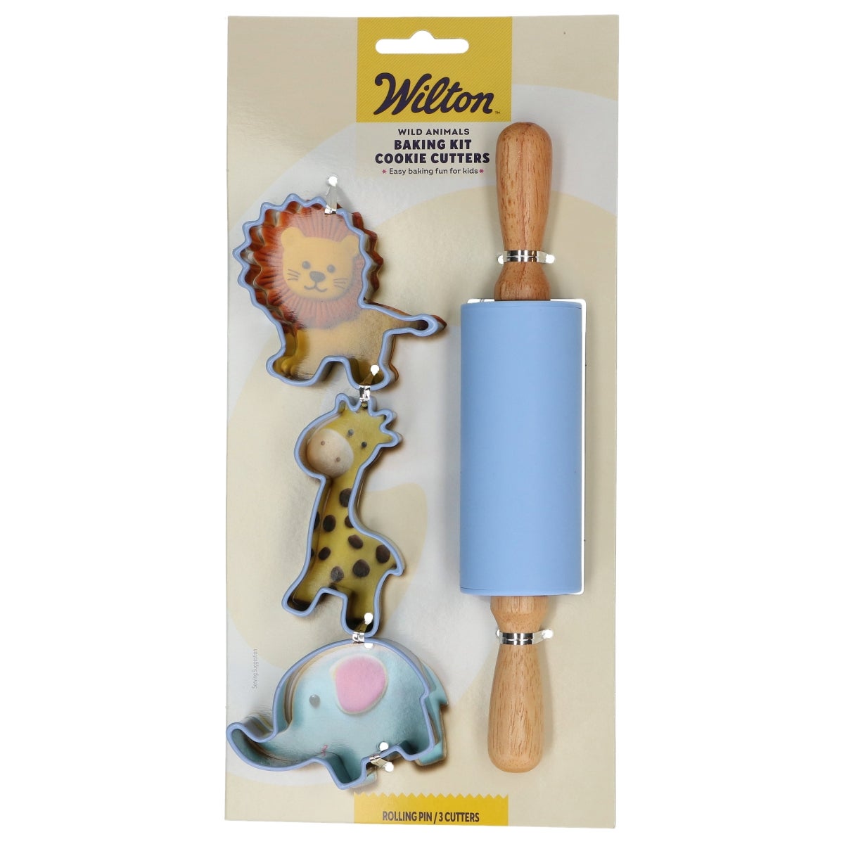 Wilton Baking Kit Koekjesuitstekers Wilde Dieren Set/4