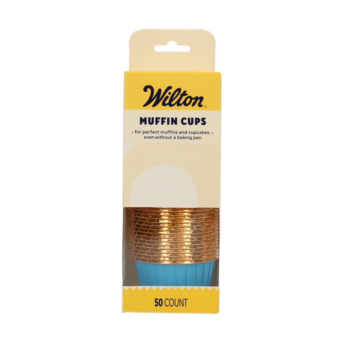 Wilton Muffin Cups Blauw set/50