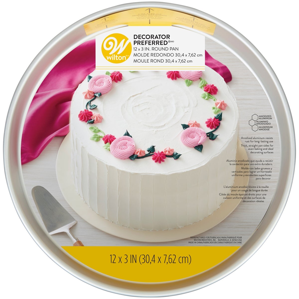 Wilton Decorator Preferred Diepe Ronde Bakvorm Ø30x7,5cm