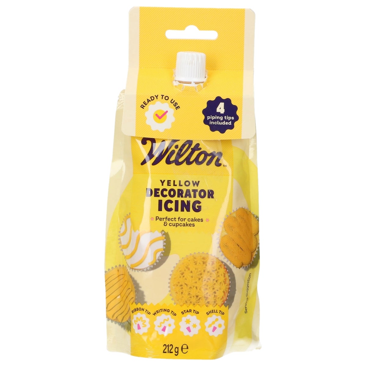 Wilton Decorator Icing Geel 212g