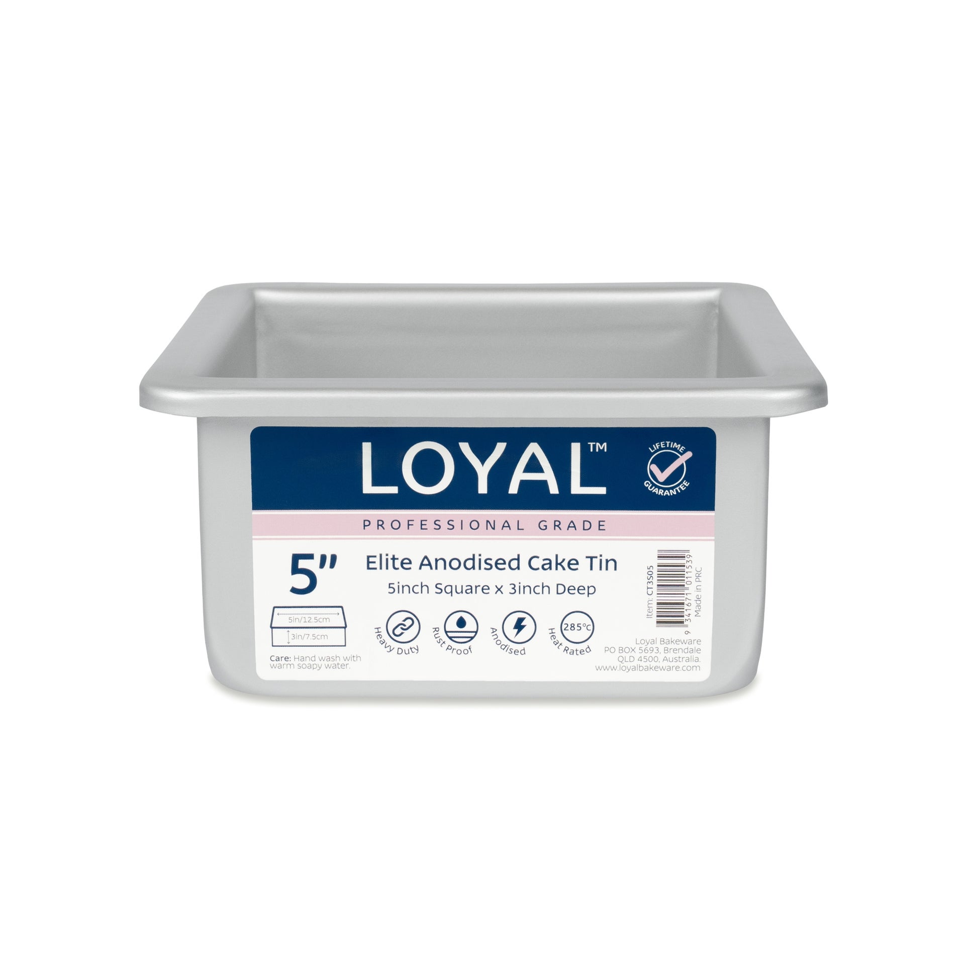 LOYAL Elite Taartvorm Vierkant 12,5cm