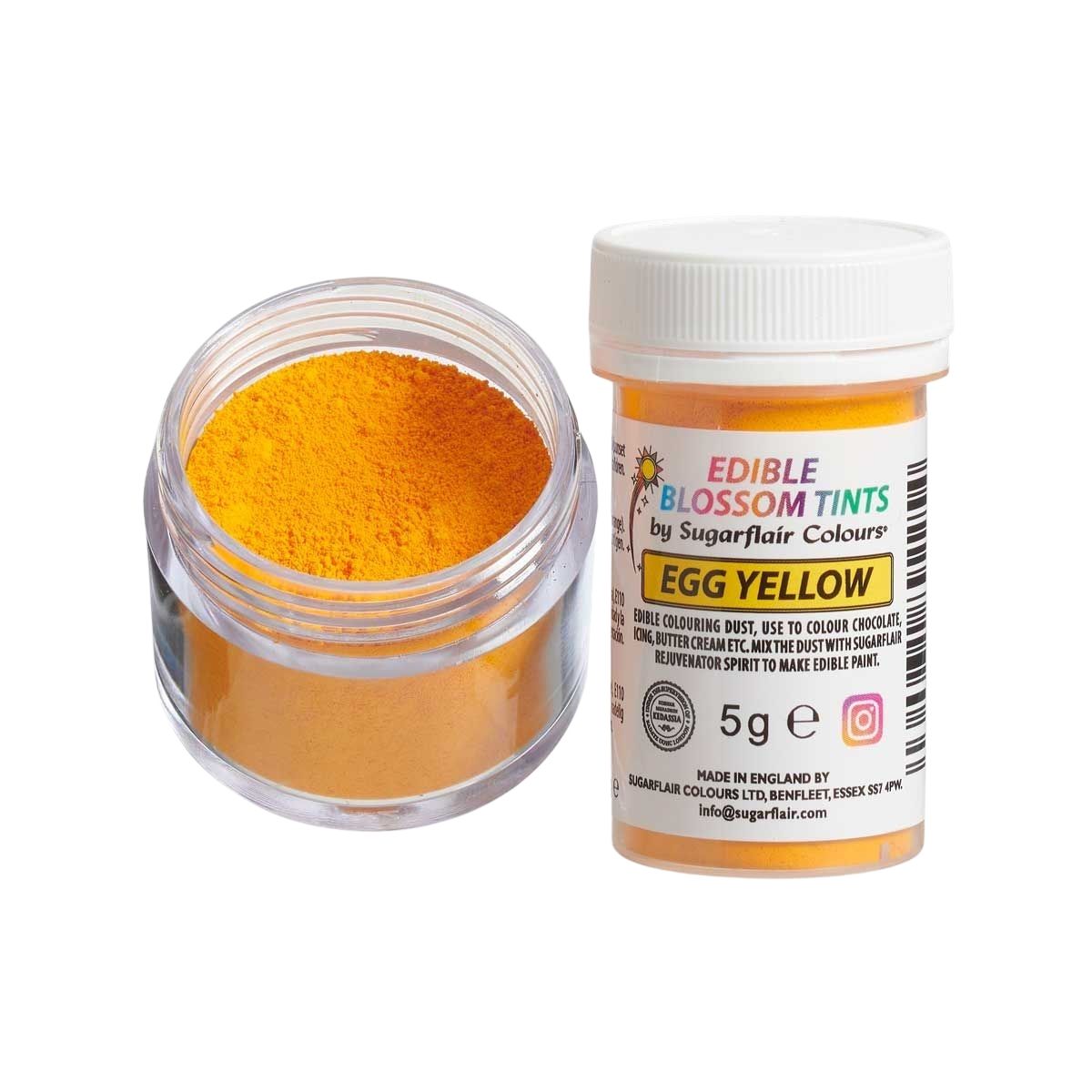 Sugarflair Blossom Tint Dust Egg Geel 5g